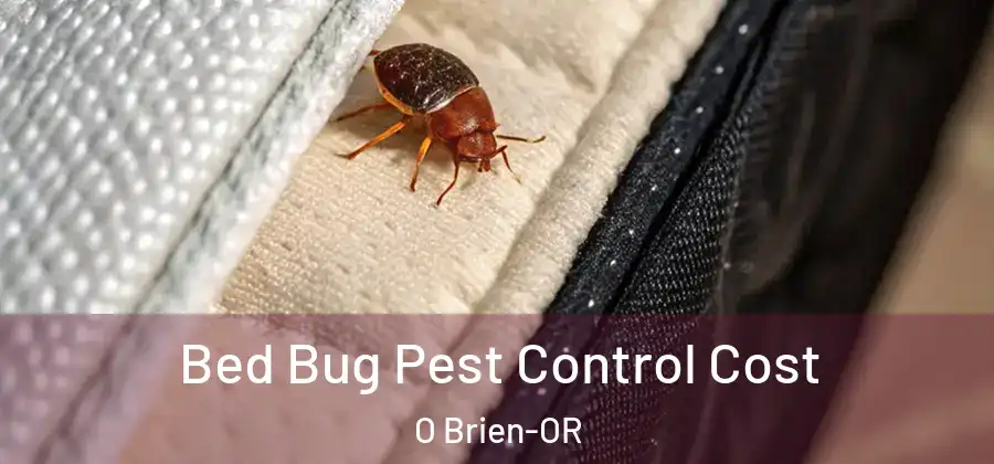 Bed Bug Pest Control Cost O Brien-OR